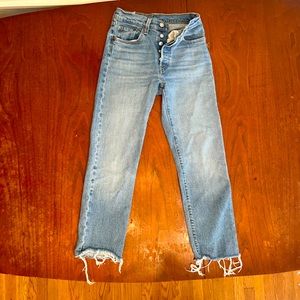women’s Levi’s 501 jeans, 24/26 size